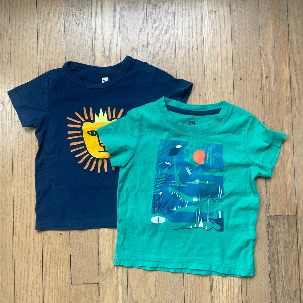 Tea Collection Boys’ Graphic Tees Sz 2T